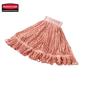Rubbermaid commercial mop head for industrial cleaning and hygiene maintenance.