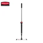 Rubbermaid wet floor sensor mop, commercial cleaning tool for hygiene, efficient floor cleaning equipment, professional janitorial supplies, durable hygiene maintenance device.