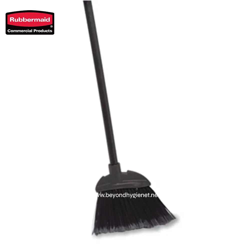 2 Rubbermaid commercial cleaning broom for industrial hygiene and sanitation, ideal for commercial and professional cleaning environments.