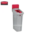 SLIM JIM® RECYCLING STATION PAPER SLOT LID INSERT, RED