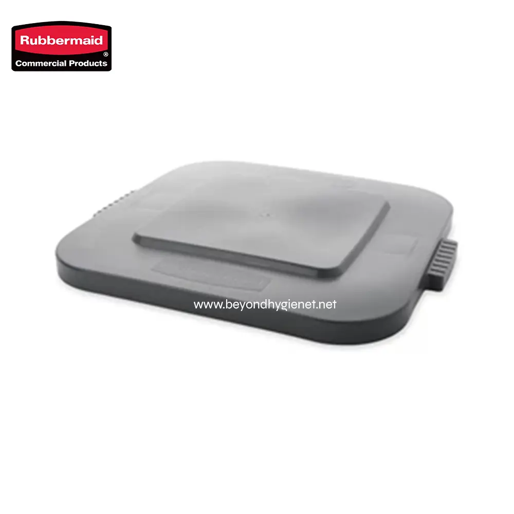 3 Rubbermaid commercial cleaning equipment, flat floor scrubber machine, durable cleaning tool, ideal for industrial and commercial use, part of Beyond Hygiene Asia's sanitation products.