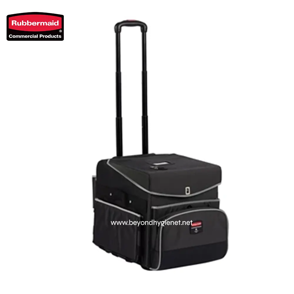 3 RFID rolling cooler bag for security personnel and event staff, designed for efficient transportation of beverages and supplies during Asian market events and outdoor activities.