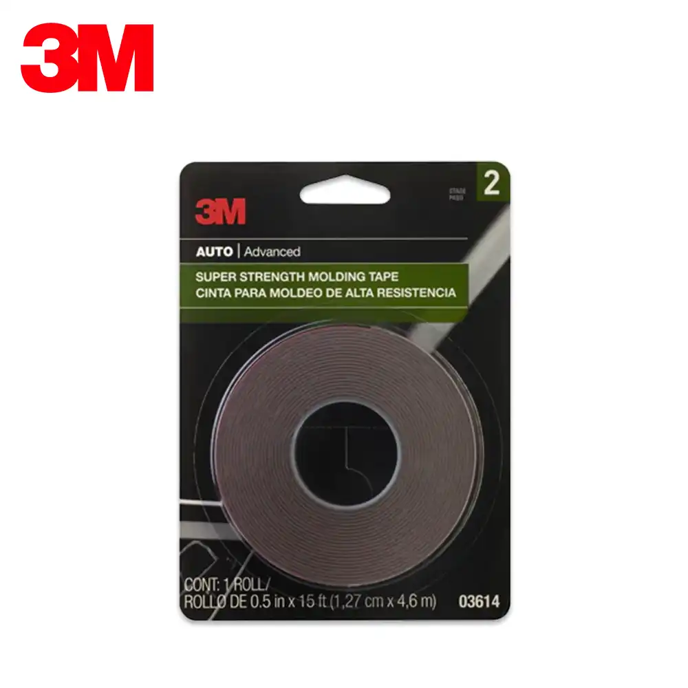 3M Super Strength Molding Tape for high-resistance adhesion, ideal for industrial and home projects, 0.5-inch by 15-foot roll from Beyond Hygiene Asia.