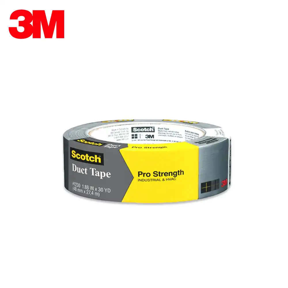 3M 1930 Duct Tape Pro Strength 1.88x10Y 3M duct tape for industrial and HVAC applications, strong and reliable adhesive tape for sealing, repairs, and insulation. Durable, high-quality duct tape suitable for commercial use.