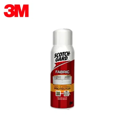 Scotchgard fabric protector spray for upholstery and furniture cleaning, stain and water-resistant protection.