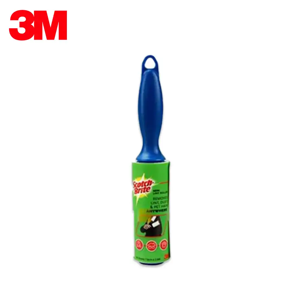 Scotch-brite-cleaning-tool-blue-handle-for-scrubbing-and-sanitizing.