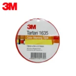 3M Tartan 1635 color marking tape for industrial labeling and color-coded organization, 19mm x 6m roll, ideal for safety and logistics applications.