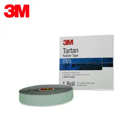 3M Tartan Rubber Tape for industrial and first aid applications, durable, flexible, and reliable for property protection and medical uses.