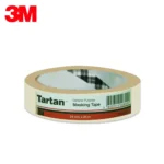 3M Tartan General Purpose Masking Tape, 24mm x 20m roll for painting and surface protection, ideal for industrial and home use.