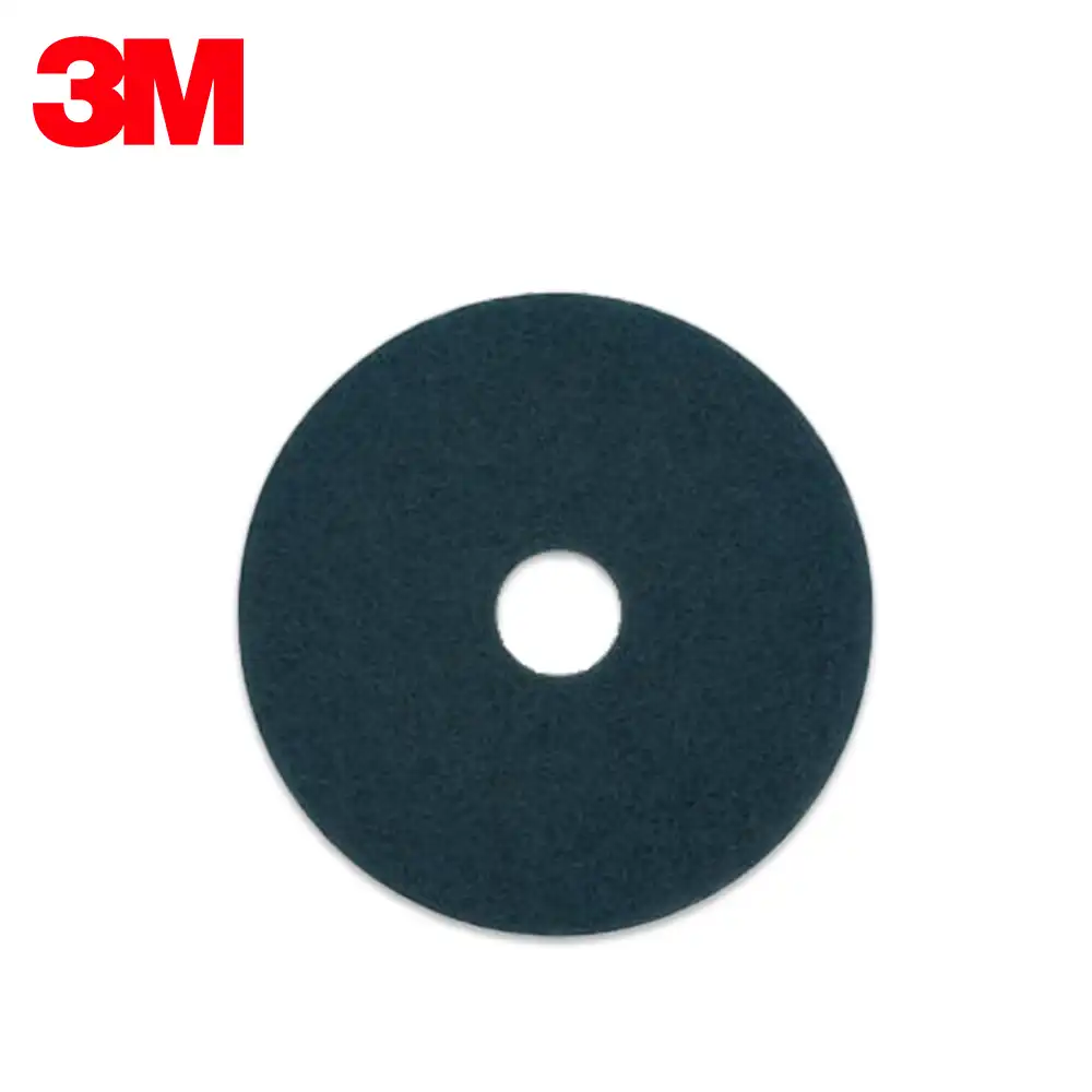 3M black foam sanding disc for industrial surface finishing and polishing applications.