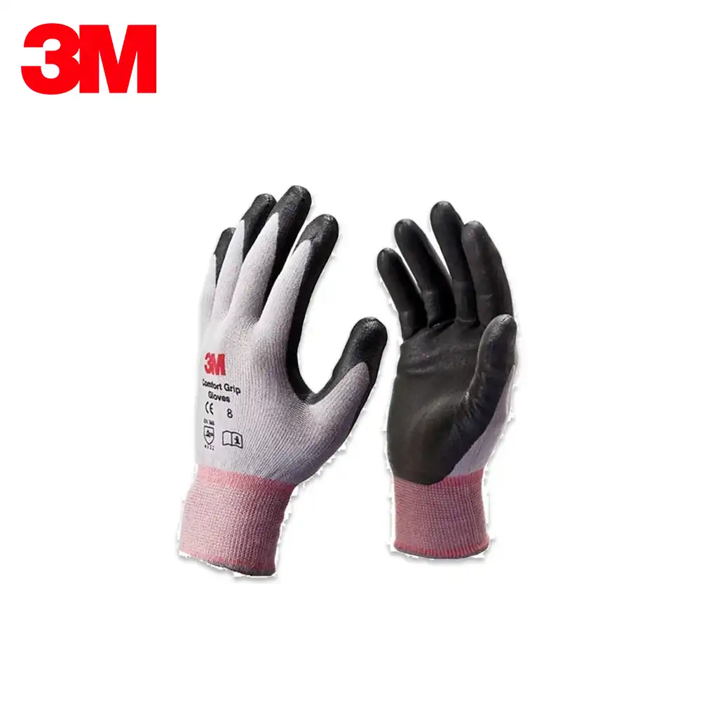 3M Gloves Comfort Grip General Use Medium 3M tactile grip gloves for hand protection and safety in industrial and cleaning environments. Durable, high-precision gloves from Beyond Hygiene Asia, designed for optimal grip and comfort.