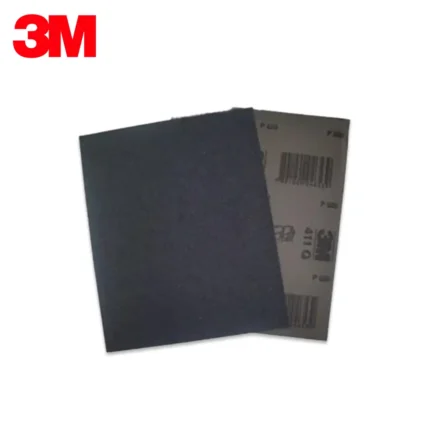 3M abrasive sandpaper sheet for industrial and cleaning applications.
