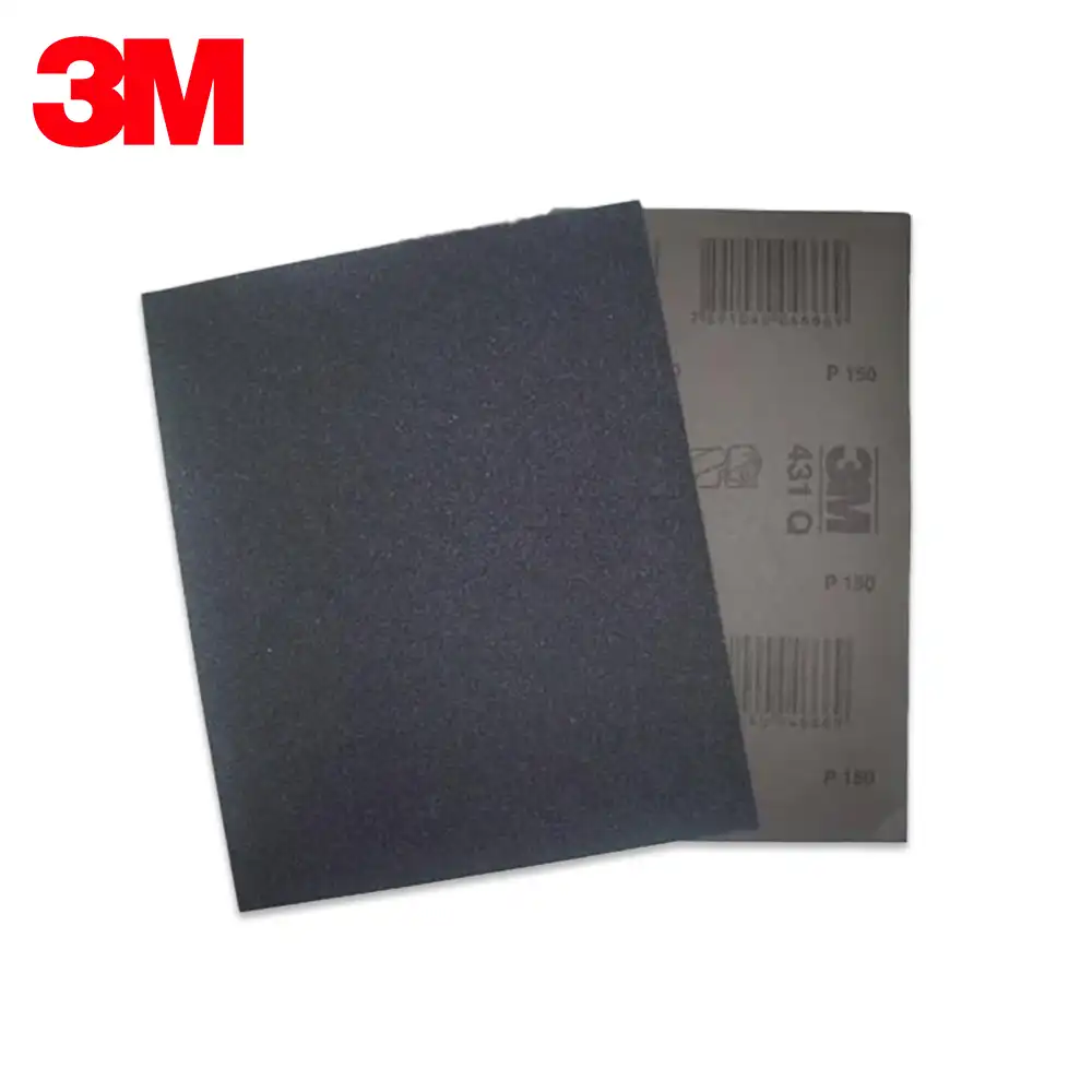 3M Sandpaper Wet or Dry G150 9x11 3M abrasive sanding pad for industrial and workshop use, durable and high-quality for surface finishing and grinding applications.