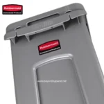 Rubbermaid commercial hand sanitizer dispenser, wall-mounted grey unit with secure mount, designed for hygiene and sanitation in commercial settings, from Beyond Hygiene Asia.