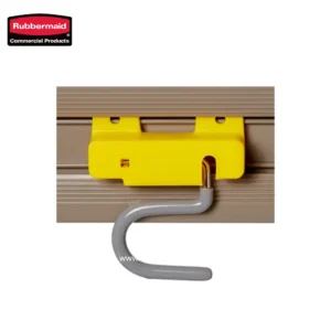 Hook and lock safety device for child-proofing sliding doors and cabinets, preventing accidental openings and ensuring safety. Durable and easy to install for peace of mind.