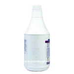 Disposable contact lens cleaning solution bottle, sterilized and sealed, suitable for eye care hygiene and contact lens maintenance.