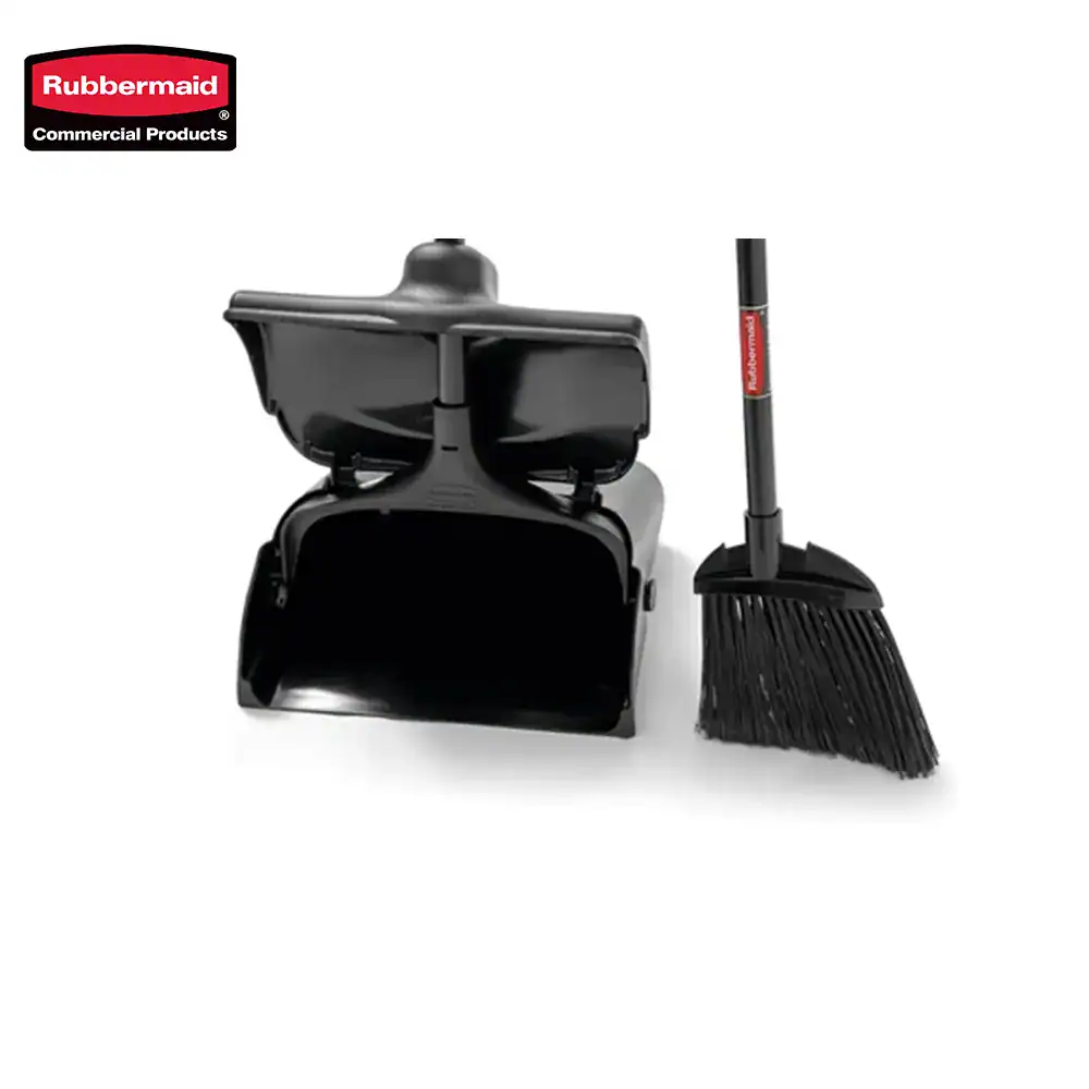 5 EXECUTIVE SERIES™ LOBBY BROOM, VINYL HANDLE, BLACK