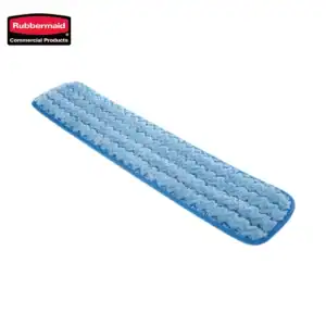 Rubbermaid cleaning mop pad, blue microfiber replacement mop pad for commercial use, durable cleaning tool for bathrooms, kitchens, and floors, ideal for hygiene and sanitation routines, beyond hygiene asia.
