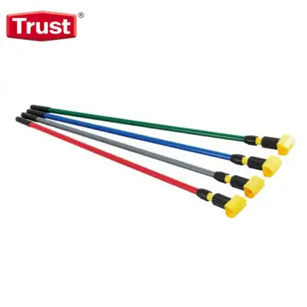 Polyvinyl alcohol floor cleaning tool with colored handles and yellow scrapers for commercial hygiene applications.