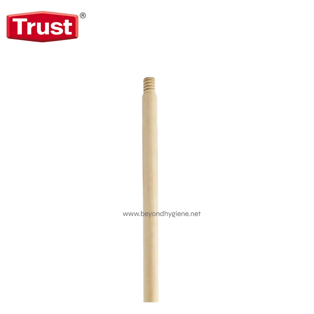 6352 Wooden cleaning stick with ribbed tip for hygiene and sanitation purposes.