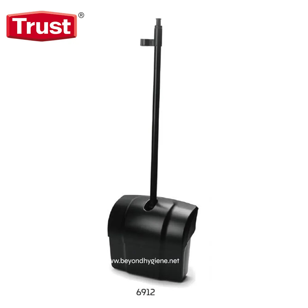 6912 Dispose of paper towels hygienically with the Beyond Hygiene Asia trash bin and floor rod, designed for commercial and public hygiene solutions, ensuring cleanliness and convenience.