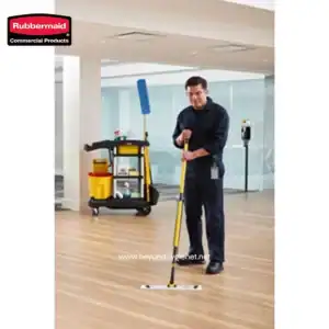 HYGEN™ PULSE™ MICROFIBER MOP KIT, SINGLE SIDED, YELLOW