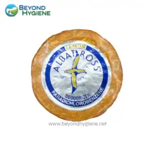 Deodorizer soap with Paradichlorobenzene for hygiene, odor control, and sanitation from Beyond Hygiene Asia.