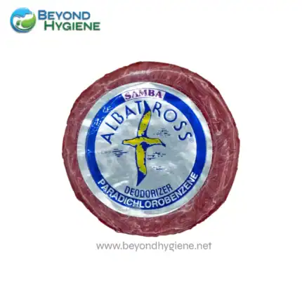 Albatross deodorizer soap bar with paradichlorobenzene, eco-friendly hygiene product for odor control, suitable for household and commercial use.