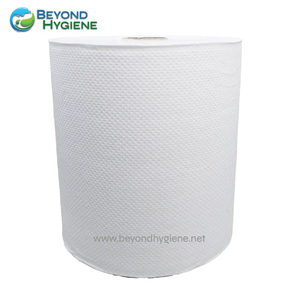 HRT1 Deep clean paper towel roll for commercial and industrial hygiene applications at Beyond Hygiene Asia.