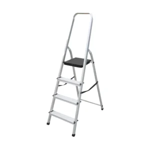 JINMAO 4- STEP HOUSEHOLD ALUMINUM LADDER