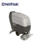 Nilfisk industrial floor scrubber for commercial cleaning and hygiene maintenance.