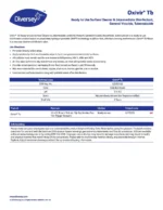 Oxivir Tb ready-to-use surface cleaner and disinfectant for hospitals, clinics, and commercial spaces, effectively kills viruses, bacteria, and tuberculosis with hydrogen peroxide technology.