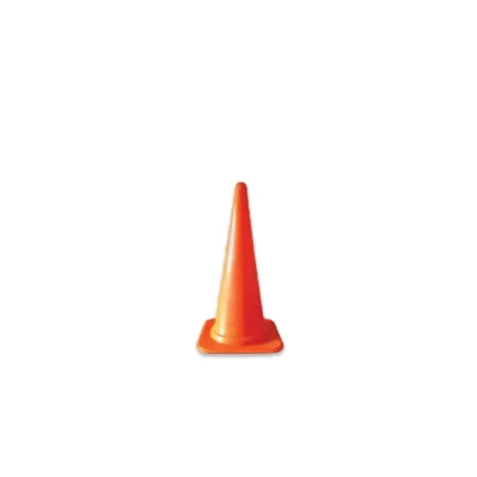 Orange safety cone for hazard marking and traffic control at Beyond Hygiene Asia.