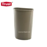 Trash bin waste container, beige plastic bin for waste disposal, eco-friendly office or bathroom trash can, Beyond Hygiene Asia product, durable and hygienic waste management solution.