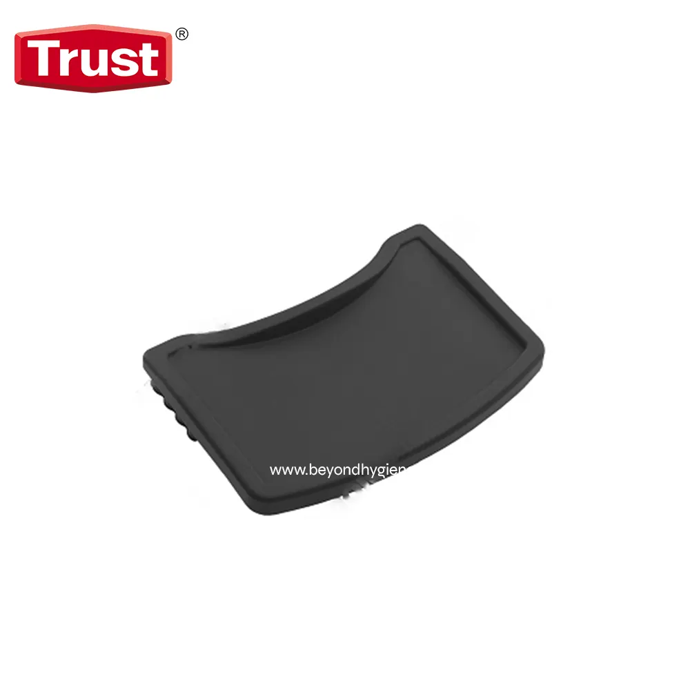 TR-8013BLK Black phone stand accessory for hygiene and sanitation, ideal for workplace or home use. Perfect for holding smartphones securely on desks or counters, enhancing cleanliness and organization.