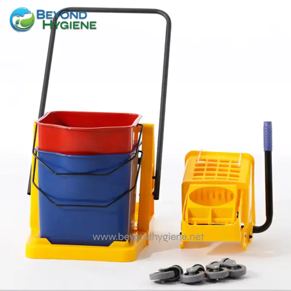 UGA 071A-5 Buckets with wringer, mop bucket, and cleaning supplies, ideal for commercial cleaning, janitorial services, and sanitation solutions in Asia.
