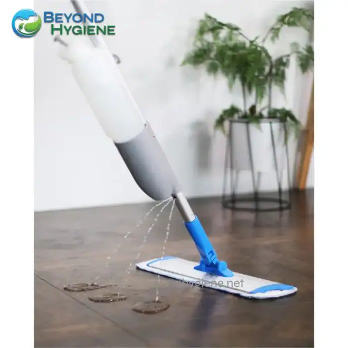 Efficient robot mop cleaning hard floors, demonstrating advanced hygiene solutions from Beyond Hygiene Asia.