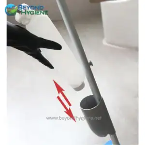 Steki Antibacterial Flat Mop with Built-in Sprayer Handle