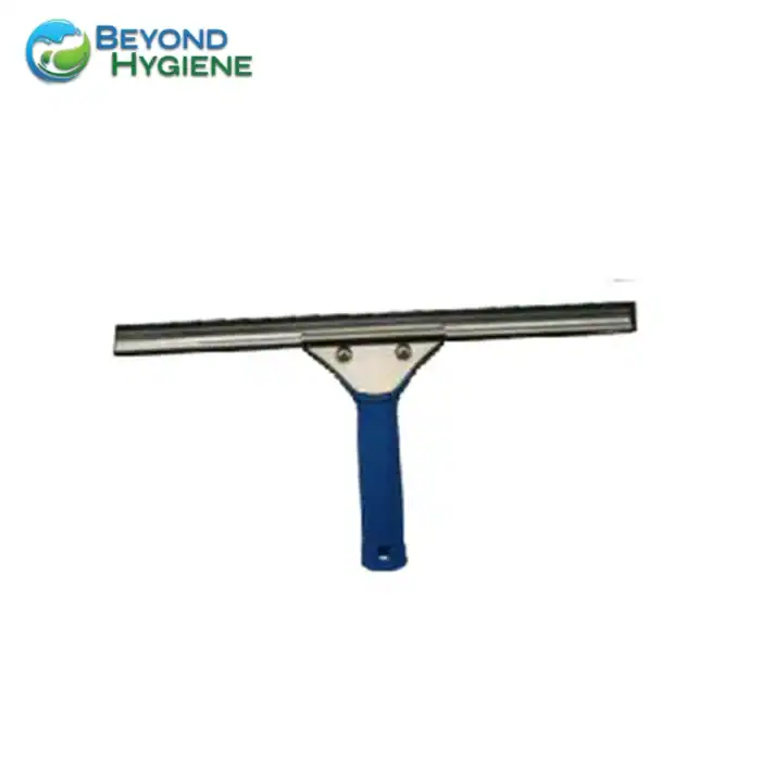 Window cleaning squeegee tool for hygiene maintenance at Beyond Hygiene Asia.