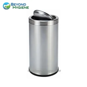 57L Stainless Swing Top Outdoor Commercial Waste Bin