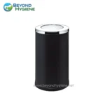 Black touchless hand sanitizer dispenser for hygiene and sanitation in Asia, sleek modern design, automatic sensor, ideal for public and commercial spaces, Beyond Hygiene Asia.