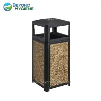 Beverage and trash station from Beyond Hygiene Asia, designed for hygiene and waste management in commercial spaces. Durable, functional, perfect for high-traffic areas.