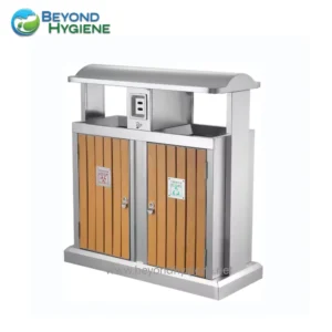 2 x 33L Outdoor Waste Ashtray Bin