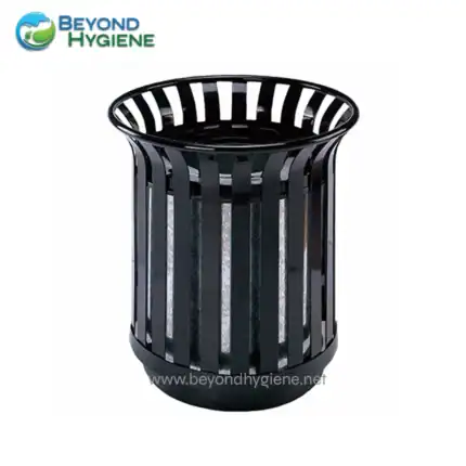 Trash bin for hygiene and waste management solutions, ideal for maintaining cleanliness in Asian markets and commercial spaces.