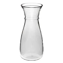 UGA-JD6206 Clear glass carafe for beverages, ideal for serving water or juice at events and restaurants. Elegant design enhances table presentation, perfect for hospitality and catering settings.