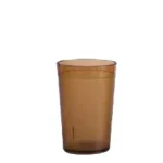 Brown plastic cup perfect for beverages at Beyond Hygiene Asia event.