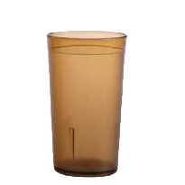 UGA-JD6651 Brown plastic drinking glass for beverages, reusable eco-friendly drinkware from Beyond Hygiene Asia.
