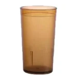 Amber-colored drinking glass ideal for beverages, showcasing sleek design and high-quality material. Perfect for home or hospitality use, emphasizing durability and style.