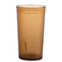 UGA-JD6652 Amber-colored drinking glass ideal for beverages, showcasing sleek design and high-quality material. Perfect for home or hospitality use, emphasizing durability and style.