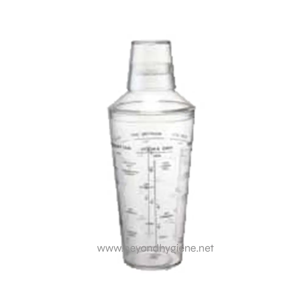 UGA-JD8700A Clear plastic measuring container used in hygiene and cleaning processes, ideal for accurate liquid measurement in sanitation services.